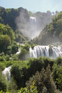 italy umbria marble waterfall